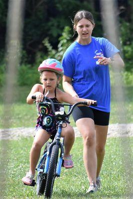 Learning to ride a bike!