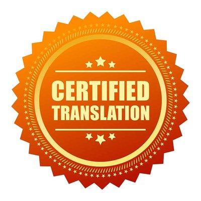 Certified Document Translations
 (All Languages)