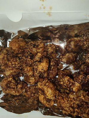 Gizzards with soy garlic