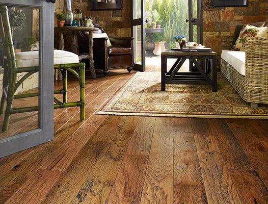 With so many options for hardwood flooring, make sure you work with an expert. We can help!