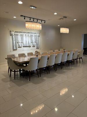 Dining area