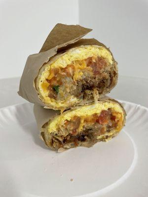 Breakfast Burrito (TikTok: @justandyvu)