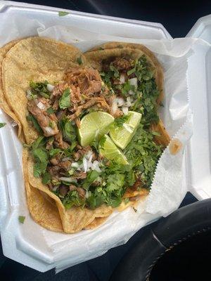 Carne Asada, carnitas Tacos