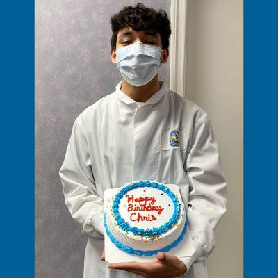 Happy Birthday to our clinical assistant Christopher.