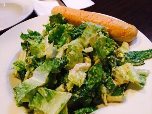 Ceasar salad tasted reeeeally weird