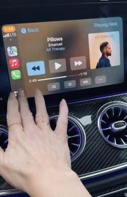 CarPlay Mercedes AMG E 53 Coupe 2021