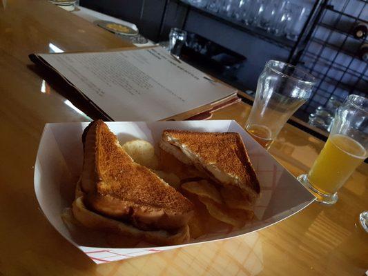 Inferno grilled cheese... it is hot and filling, but... you could make it at home