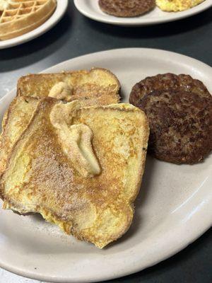 French toast and sausage