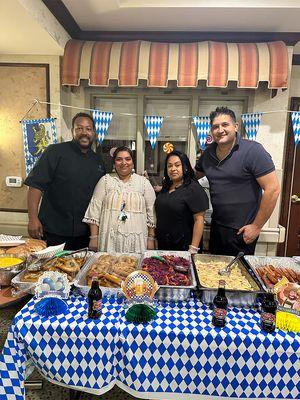 Activities and Culinary Department brought Oktoberfest to our facility for residents and staff