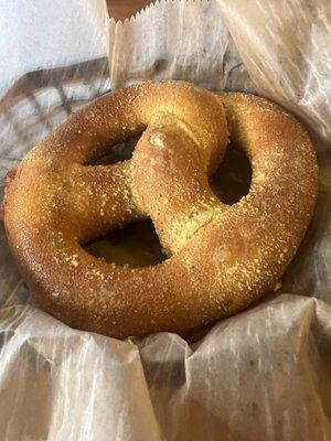 Cream cheese pretzel