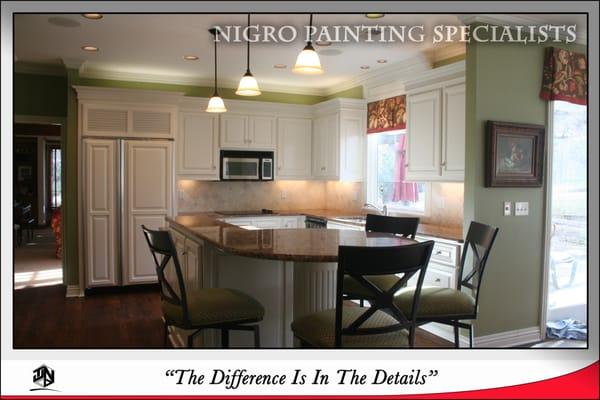 Nigro Painting Specialists cabinet painting company in overland park cabinetry painting and refinishing in lees summit.