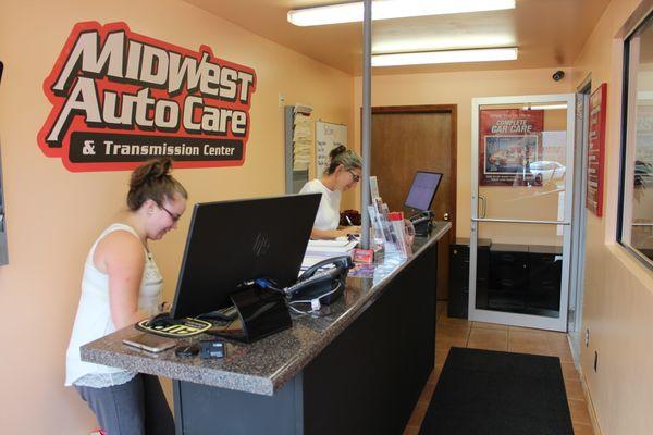 Our super star customer service representatives Katie & Jackie hard at work.