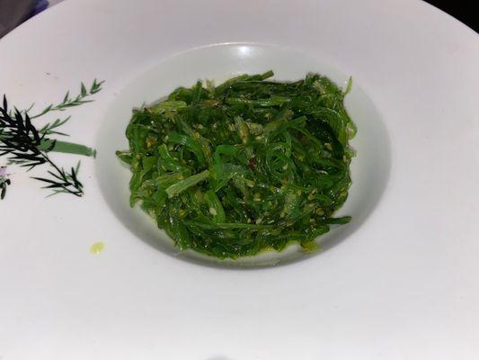 Seaweed salad.