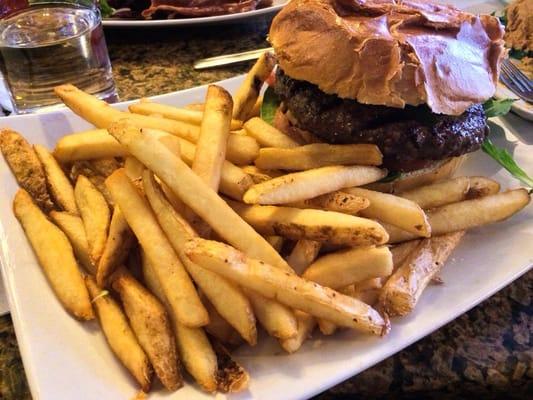 1/2 Burger with French Fries