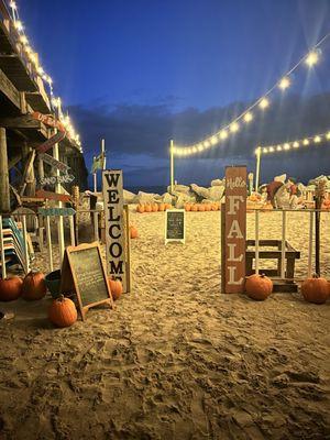 Carolina Beach Pier pumpkin patch