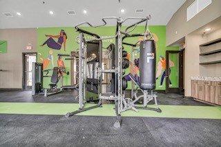 State-of-the-art and FULLY stocked, our fitness and yoga studio is a perfect addition for your daily routine!