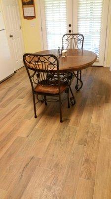 Beautiful flooring and workmanship