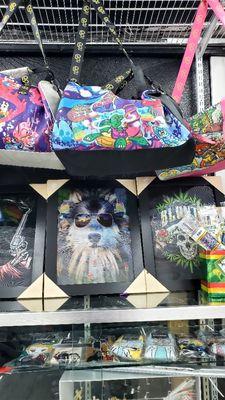 Trippy Hippy Duffle Bags