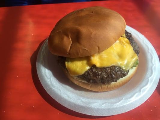 Excellent diner style Cheeseburger.