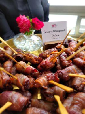 Bacon wrapped dates