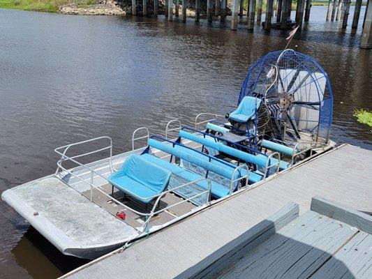 One of the Airboats. COMFORTABLE