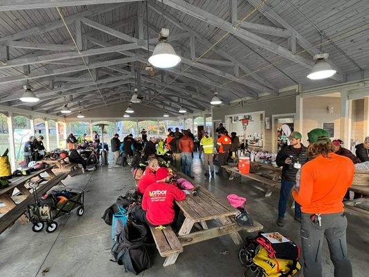 Georgia State tree climbing competition.