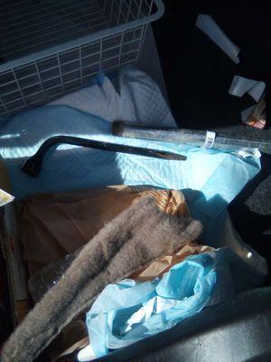 Luigwrench and Pipe in car trunk and operator refused to use