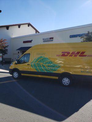 First carrier to go electric in the Bay Area. Another great reason to choose DHL!