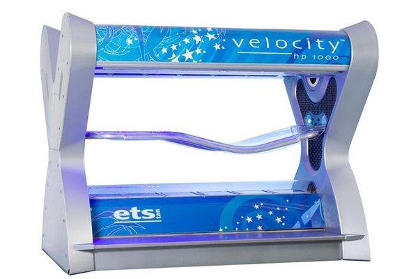 3 UV tan options including this HIGH PRESSURE UVA Velocity bed!