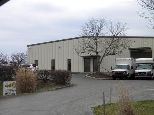 Our Office and Warehouse located at 212 Blue Sky Parkway, Lexington, KY 40509.  Use Exit 104 off I-75.