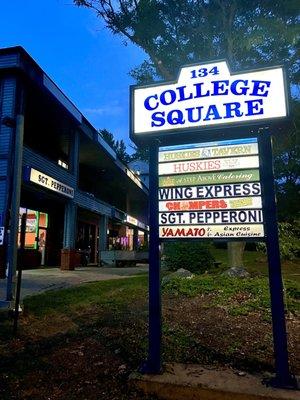 Signage & building