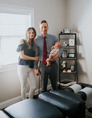 Dr Matthew Cleary and his family