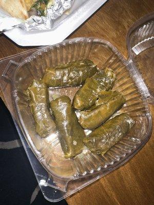 Grape leaves (Dolmas)