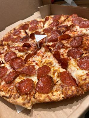 Pepperoni pizza