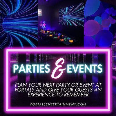 Plan a Party or Event with Portals!