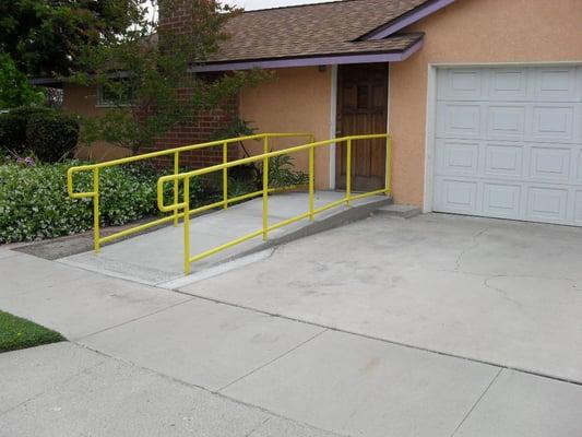 Handicap Concrete Ramp