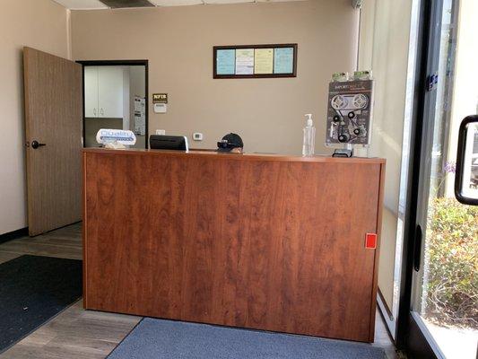 Front desk