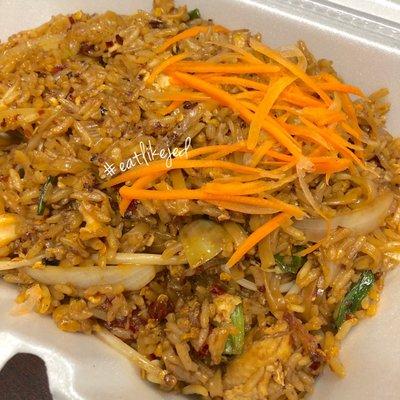 #48. Chicken fried rice w/ noodles. My favorite dish from here.