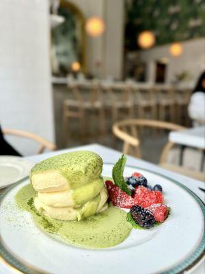 Matcha Souffle Pancake