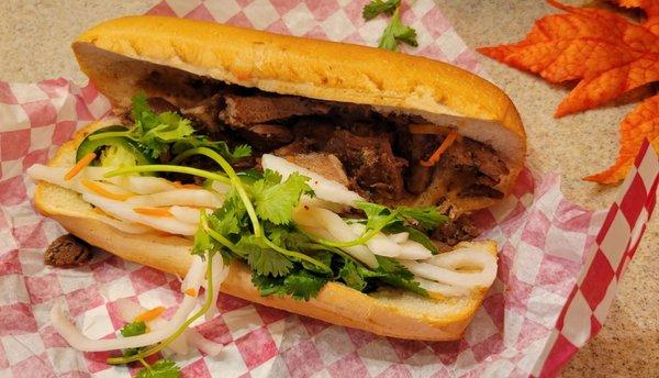 Pork belly Bahn Mi...so good!