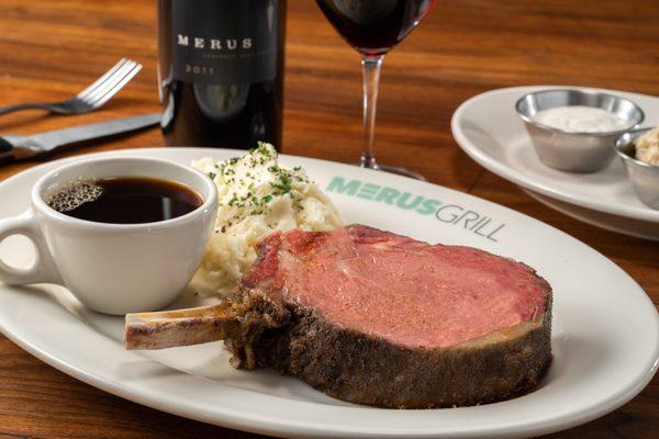 Bone-In Prime Rib with Pommes Puree