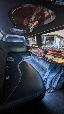 Interior pics of Cadillac DTS Stretch limo