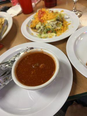 Chili / Beef Tostada