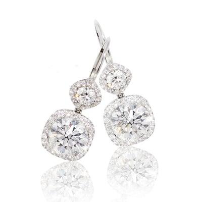 Diamond Drop Earrings