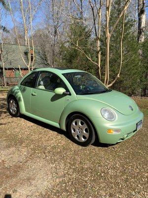 2002 New Beetle expertly detailed!