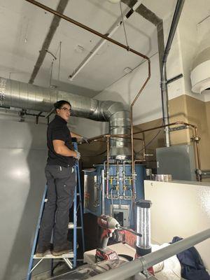 Commercial plumbing and ventilation