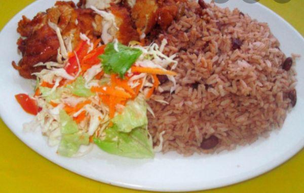 CHOICE SIGNATURE FRIED CHICKEN /RICE 'N' PEAS AND VEGETABLES