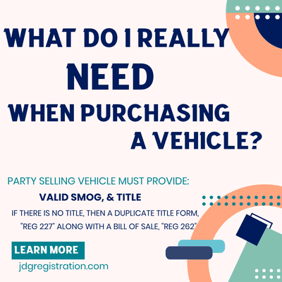 ARE YOU BUYING A CAR AND YOU DONT KNOW WHAT PAPERWORK YOU NEED?