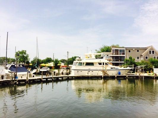 319 Chester Ave Annapolis... 16 slip marina with 2 apartment duplex and build-able waterfront lot .. !