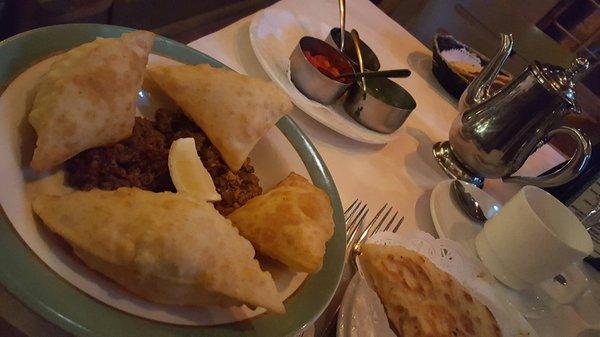 Chicken liver poori